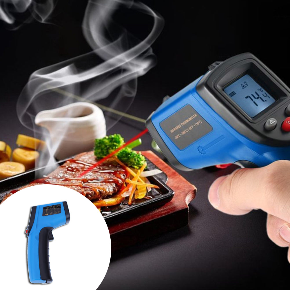 GM320 Digital Infrared Thermometer Non Contact Pyrometer IR Laser Point Gun with Backlight GM320 Digital Infrared Thermometer Non Contact Pyrometer IR Laser Point Gun with Backlight